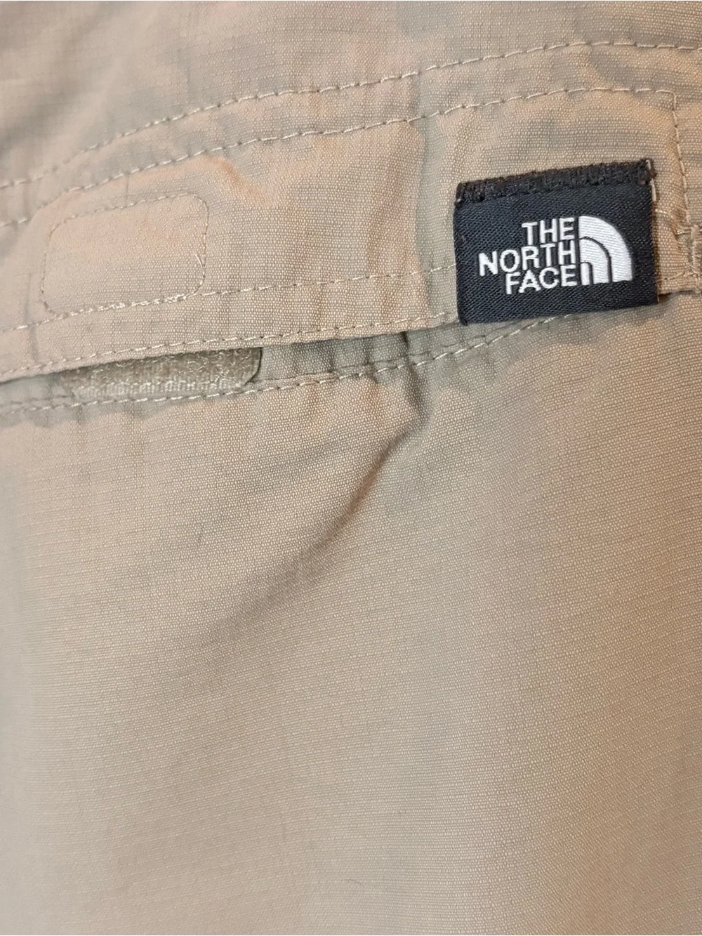 The North Face Men's Hybrid Shorts in Light Tan with multi pockets